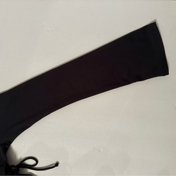 PRANA JACKET COAT BLACK STRETCH ZIP FRONT ACTIVE WEAR POCKETS TIE WAIST SIZE S - Picture 8 of 16